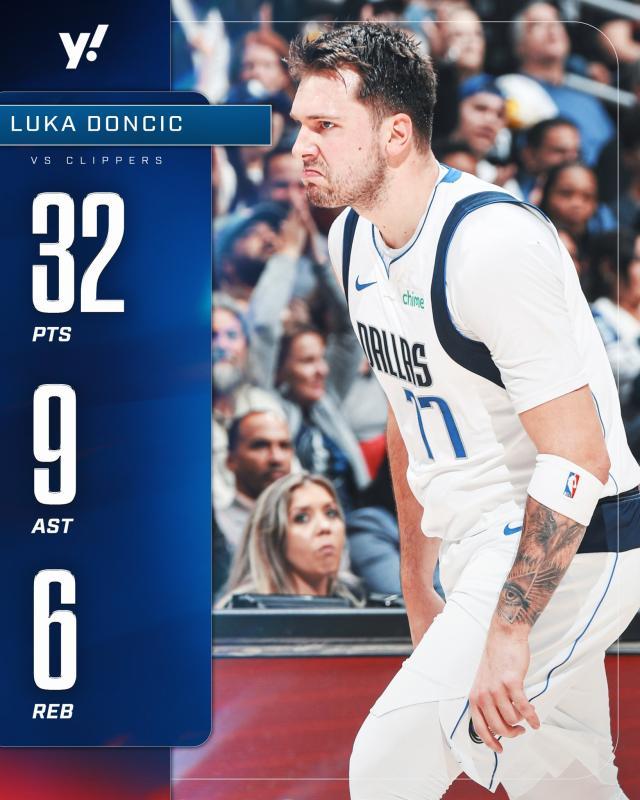 B体育app-轰32分9助攻还化身防守肉盾！东契奇带队逼平快艇